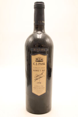 (1) 1998 C J Pask Gimblett Road Reserve Cabernet , Hawkes Bay