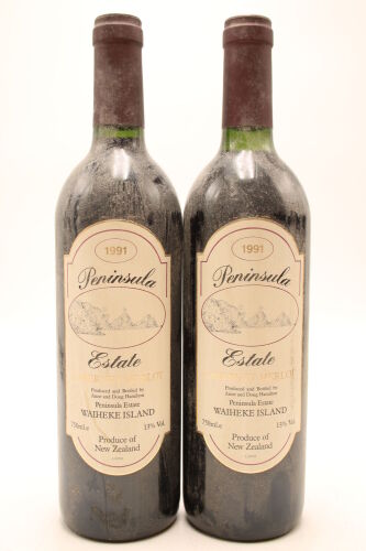 (2) 1991 Peninsula Estate Cabernet Merlot, Waiheke