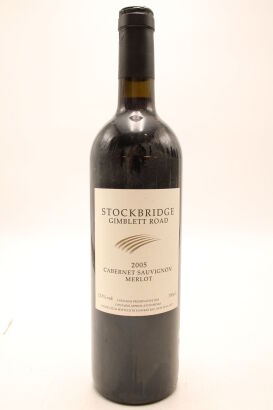 (1) 2005 Stockbridge Cabernet Merlot, Hawkes Bay