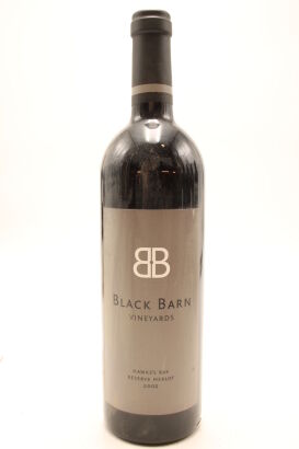(1) 2002 Black Barn Reserve Merlot, Hawkes Bay