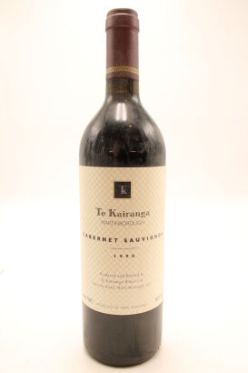 (1) 1998 Te Kairanga Estate Cabernet, Martinborough