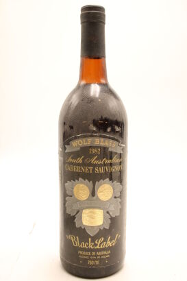(1) 1982 Wolf Blass Black Label Cabernet Sauvignon, South Australia