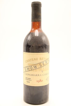 (1) 1980 Chateau Reynella Show Series Cabernet Sauvignon, Coonawarra