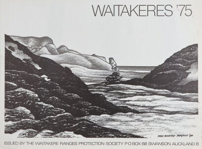 DON BINNEY Waitakere '75 (poster for the Waitakere Ranges Protection Society)