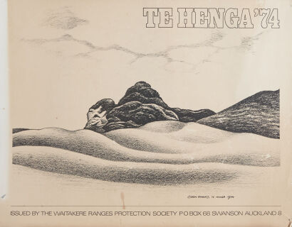 DON BINNEY Te Henga '74 (poster for the Waitakere Ranges Protection Society)