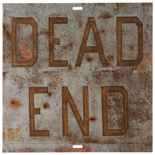 ED RUSCHA Rusty Signs - Dead End 1