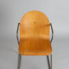 A Tubular Wood and Steel Chair - 2