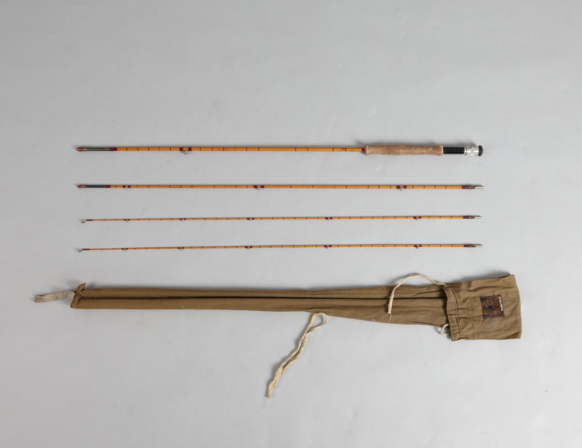 A Vintage Hardy 'The Gold Medal' Palakona Fishing Rod