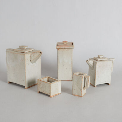 A Cubist Tea Set