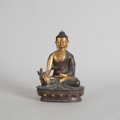 A Metal Seated Buddha