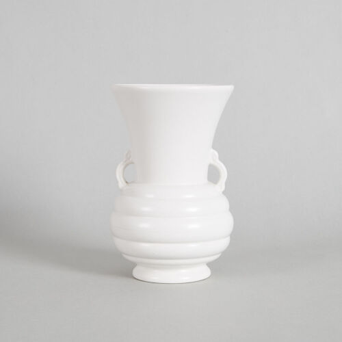 A Crown Lynn White Twin-Handled Vase