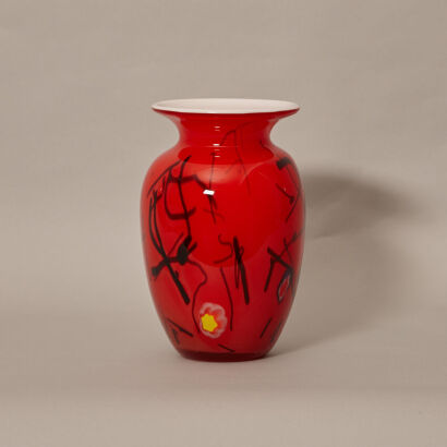 A Vintage Art Glass Vase