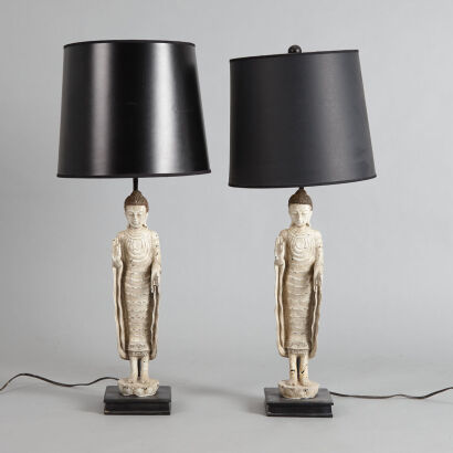 A Pair of 'Princess' Lamps