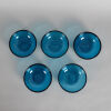 A Set of Five Orrefors Fuga Ware Glass Bowls Designed by Sven Palmqvist - 2