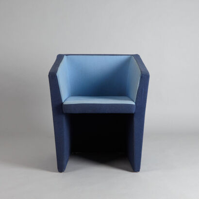 A Modernist Cubic Armchair