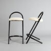 A Pair of Paperclip Style Stools - 2