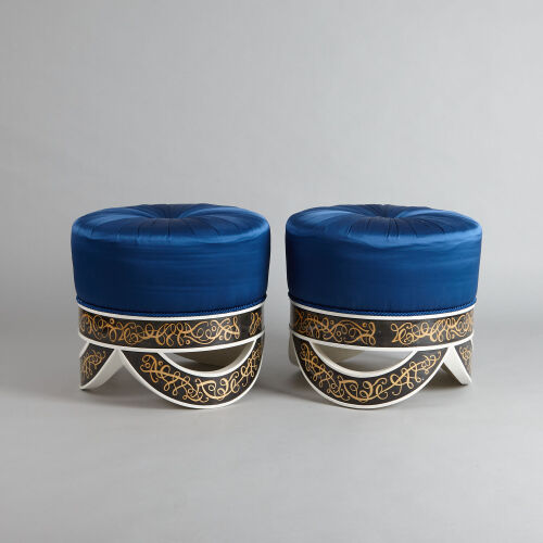 A Pair of Italian Ottomans