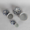 Three Chinese Blue and White Lidded Jars (Chongzhen Nian Zhi Mark & Jianqing Nian Zhi Mark) - 2