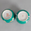 Two Chinese Green-ground Famille Rose Lidded Jar - 3
