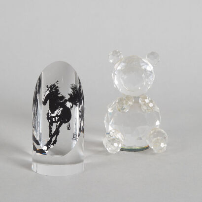 Two Glass Ornaments