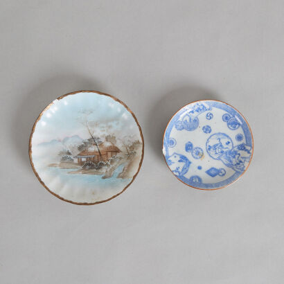 Two Japanese Meiji Period Dishes