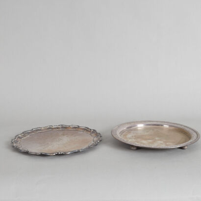 Two British Silver Dishes