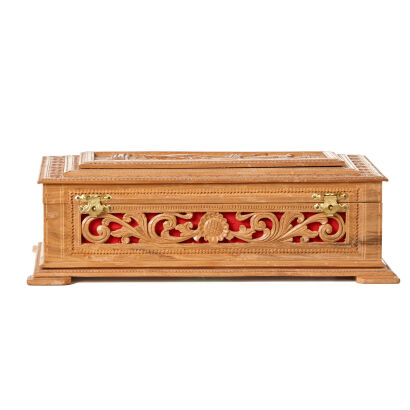 An Indian Sandalwood Carved 'Phoenix' Box