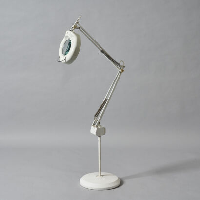 A 1970s Gartner Superlux Magnifying Anglepoise Lamp