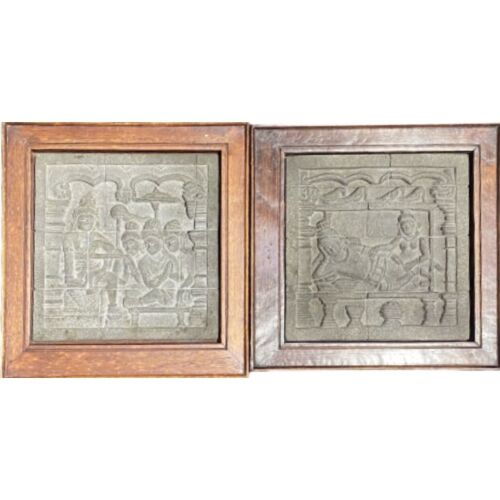 Southeastern Asian Brick Carvings