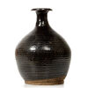 A Chinese Song Dynasty Black-glazed Bottle Vase