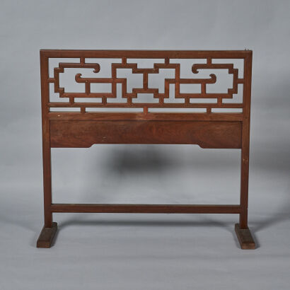 A Chinese Rosewood Bed Frame