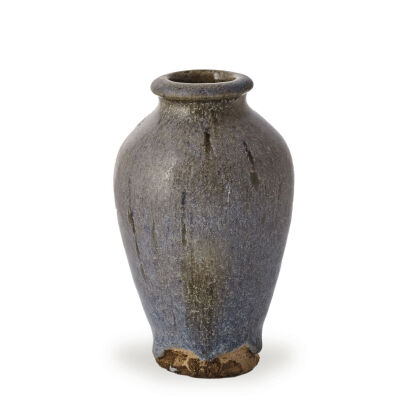 A Chinese Yuan Dynasty Jun Grey Glazed Vase