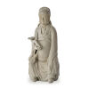 A Chinese Ming Dynasty White Glazed Civil Servant Statue (Da Ming Xuande Nian Zhi Mark) (Finger Repaired)