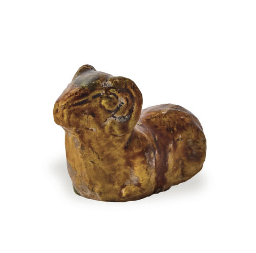 A Chinese Tang Dynasty Tri-colour Lamb Ornament