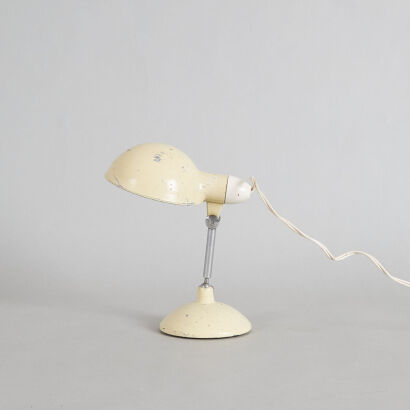 A Small Industrial Desk Lamp