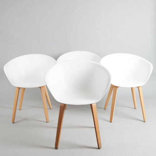 Four Arper 'Duna 02' Chairs