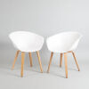 Four Arper 'Duna 02' Chairs - 2