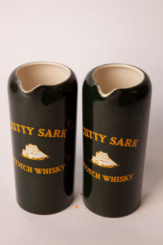 (2) Cutty Sark Whisky water jugs in one lot