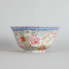 A Chinese Late Qing to Early Republic Period 'Mille-fleurs' Bowl (Da Qing Qianlong Nian Zhi Mark)