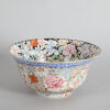 A Chinese Late Qing to Early Republic Period 'Mille-fleurs' Bowl (Da Qing Qianlong Nian Zhi Mark) - 2