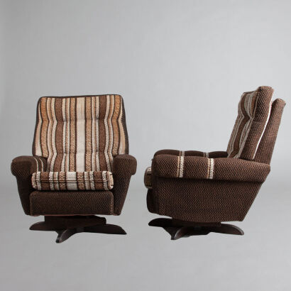 A Pair of Mid-century Arm Chairs