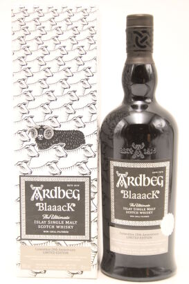 (1) Ardbeg 'Blaaack' Celebration of 20 years of Committee Releases Islay Single Malt Scotch Whisky (GB), 46% ABV