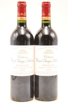 (2) 2003 Chateau Haut-Bages Liberal, Pauillac