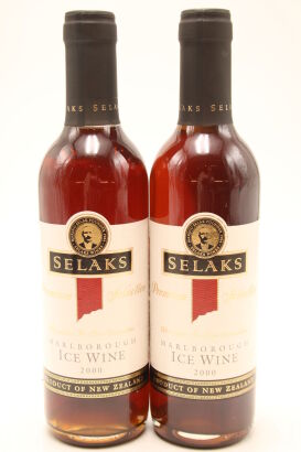 (2) 2000 Selaks Premium Selection Ice Wine, Marlborough, 375ml