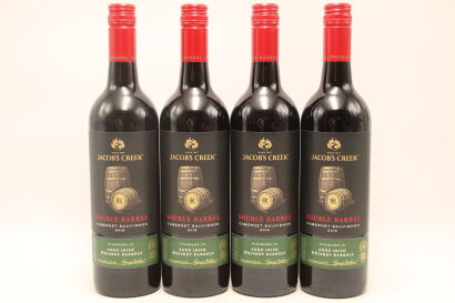 (4) 2018 Jacob's Creek Double Barrel Cabernet Sauvignon, aged in Irish Whiskey Barrel, Coonawarra