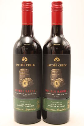 (2) 2018 Jacob's Creek Double Barrel Cabernet Sauvignon, aged in Irish Whiskey Barrel, Coonawarra