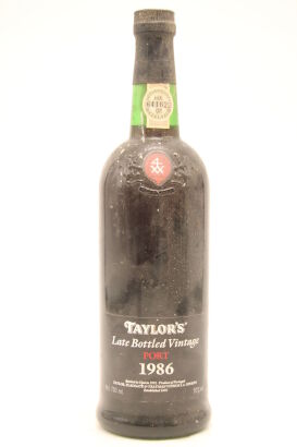 (1) 1986 Taylor Fladgate Late Bottled Vintage Port, Portugal