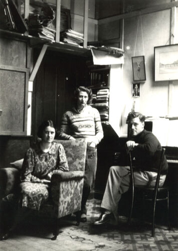 LEO BENSEMANN Lawrence Baigent, Rita Angus, and Leo Bensemann's sister Peggy