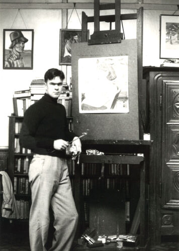LAWRENCE BAIGENT Leo Bensemann at his Easel