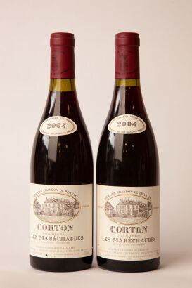 (2) 2004 Domaine Chandon de Briailles Corton Crand Cru Les Marechaudes, Cote de Beaune (TL)